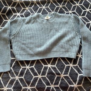 Tillys Light Blue Cropped Sweater!